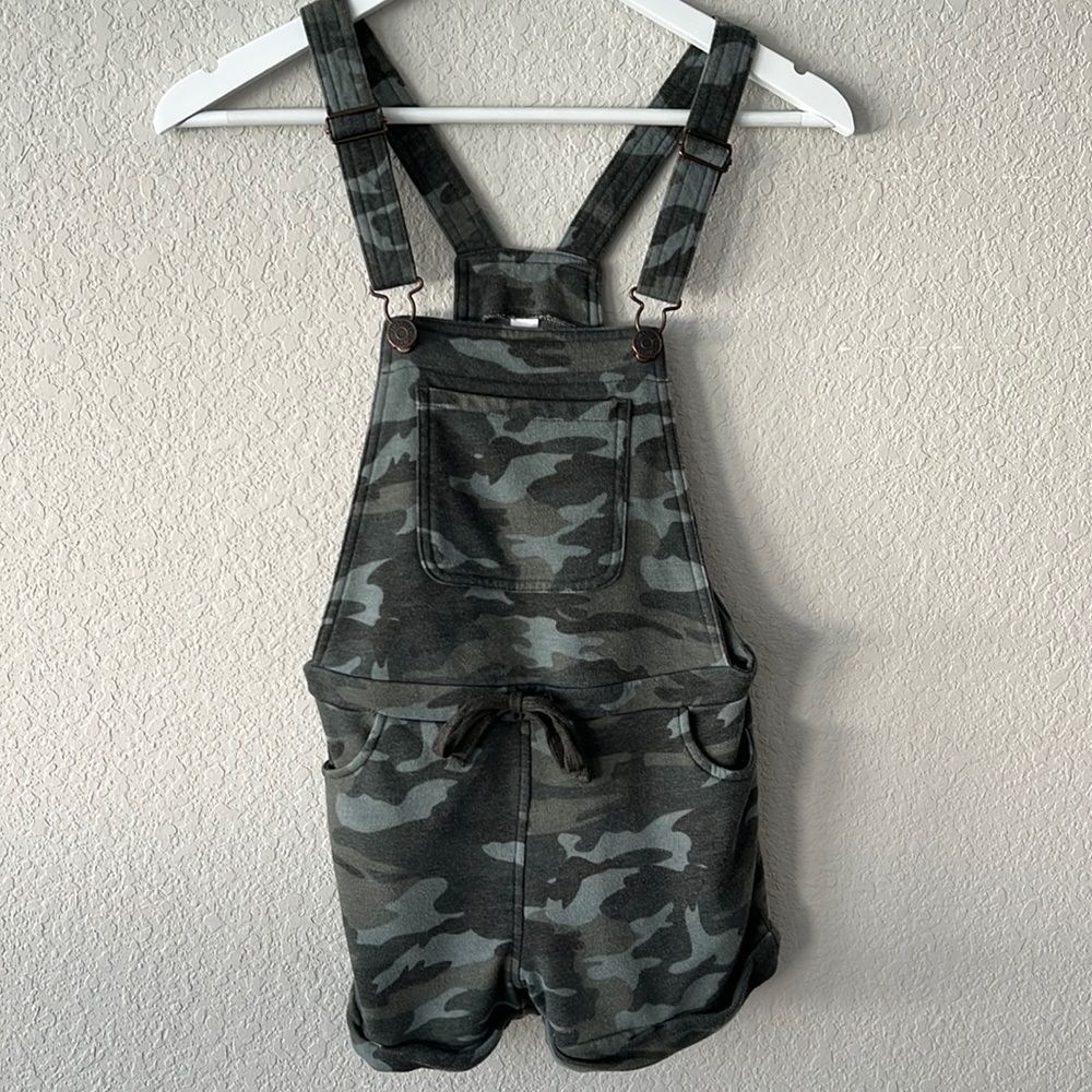 Justice Camo Overall Shorts